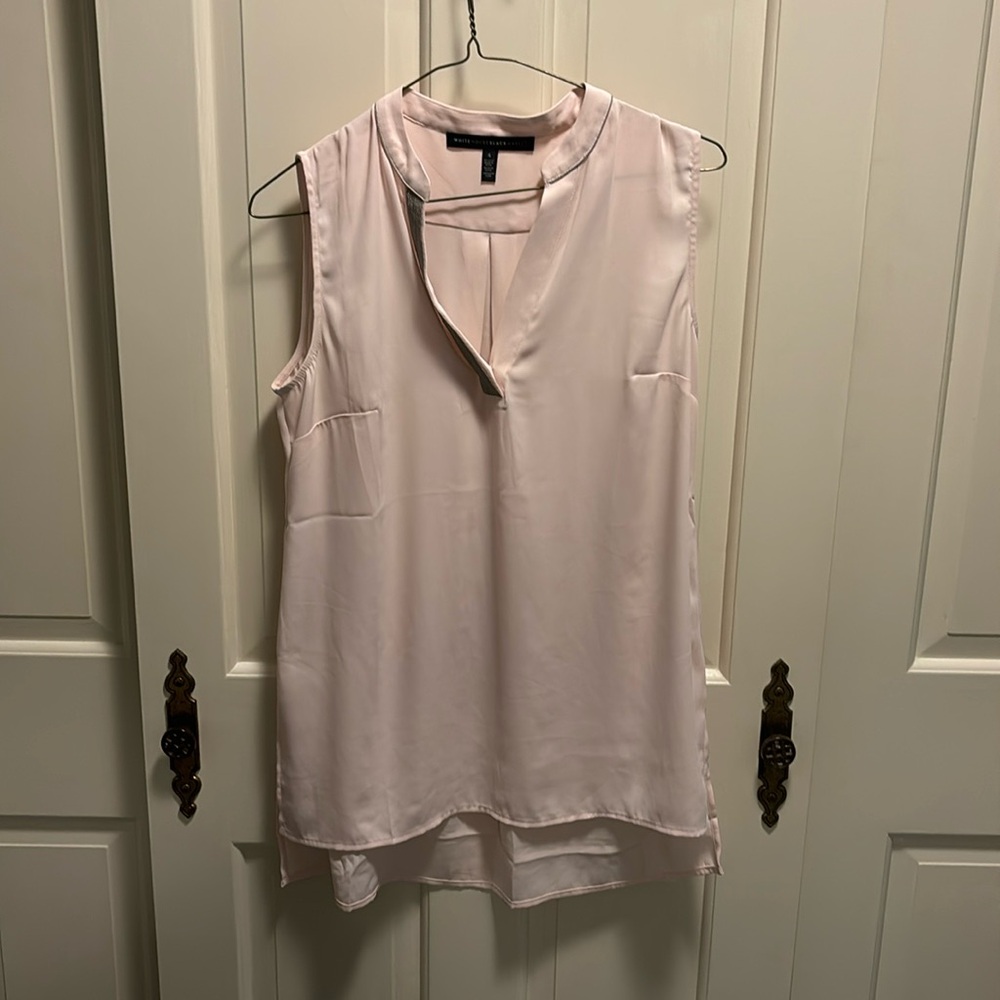 White House Black Market Sleeveless Beaded Tunic